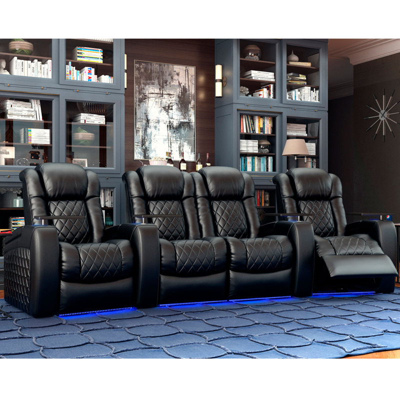 Sièges configurables home theater (rangée de 4), Minuit classique