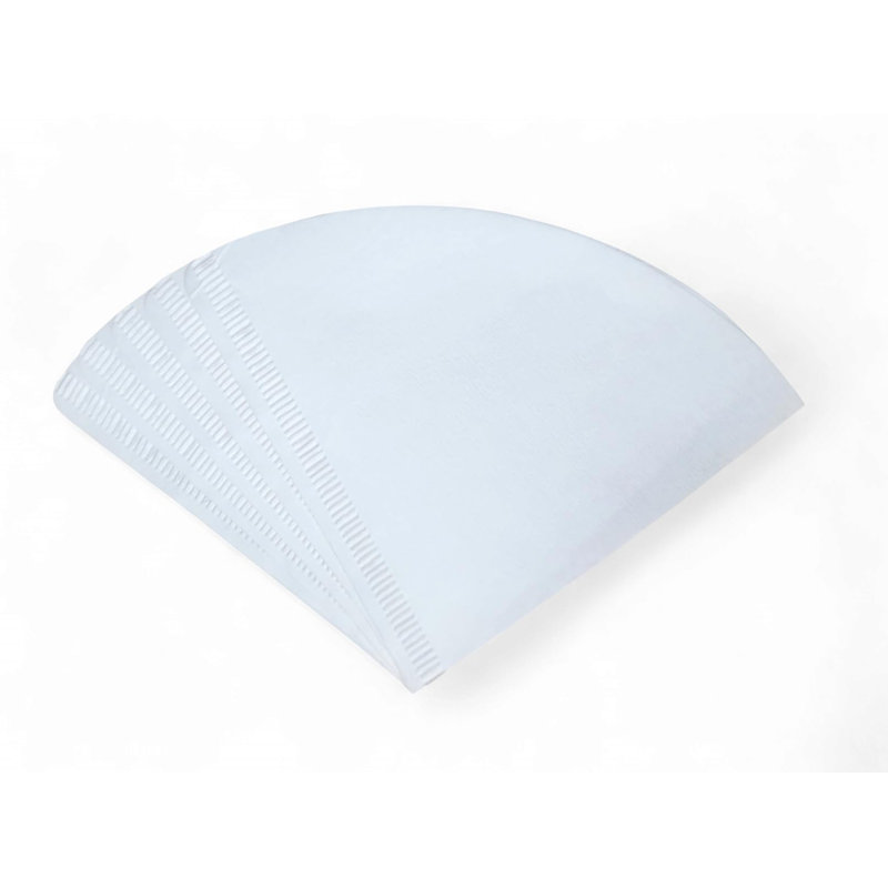 5 Size V02 White Coffee Filter Paper Cones – V Shaped, Compatible With Hario, White
