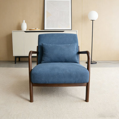 Chaise d'appoint moderne avec structure en bois