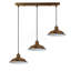 Gaul 3 - Light Brass Kitchen Island Pendant-2065859453