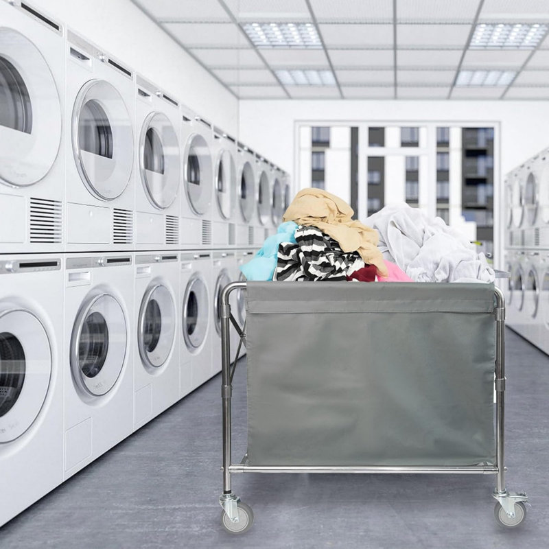 Stainless Steel Laundry Cart