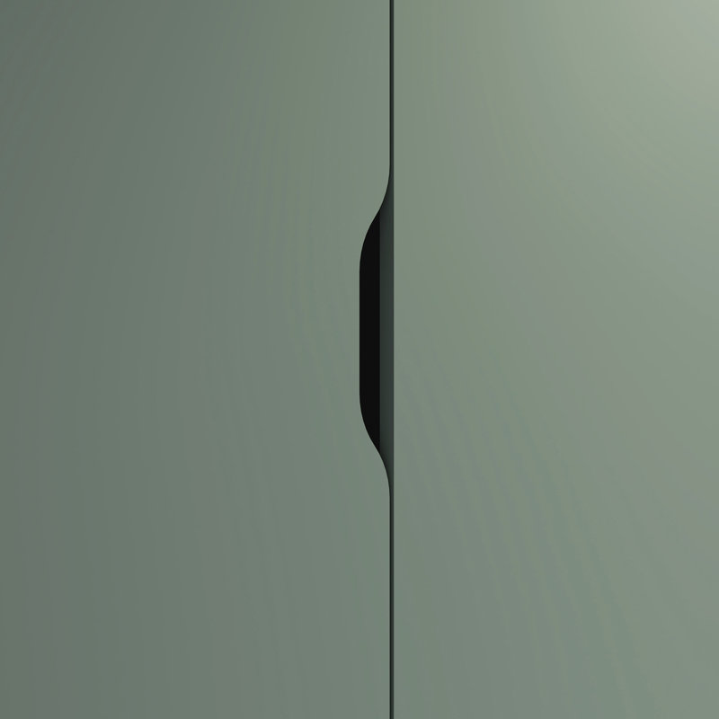 Vankka Manufactured Wood Wardrobe, Sage green