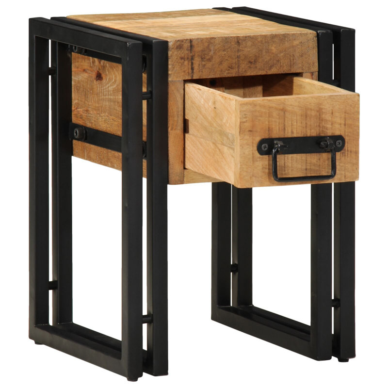 Solid Wood End Table