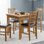 Carmel Extendable Oak Solid Wood Dining Table