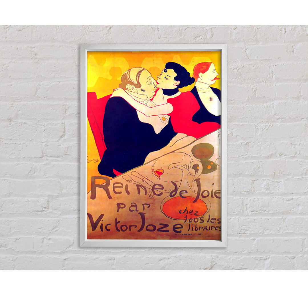 Toulouse Lautrec Rene De Joie 2 - Bilderrahmen Kunstdrucke auf Leinwand