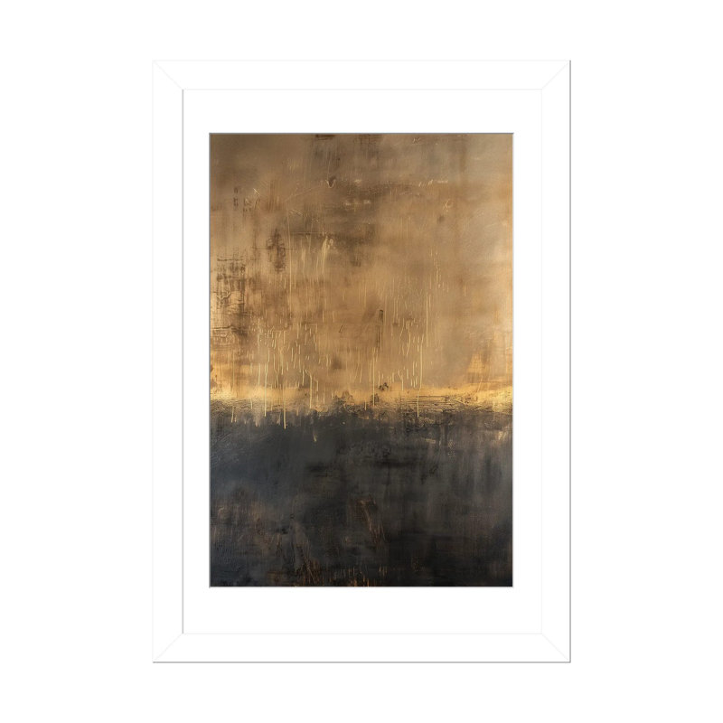 La lumière commence, Papier avec cadre blanc ouvert, H 24 po x l 16 po x P 1 po, Blanc