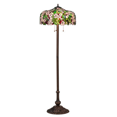 63"H Tiffany Cherry Blossom Floor Lamp