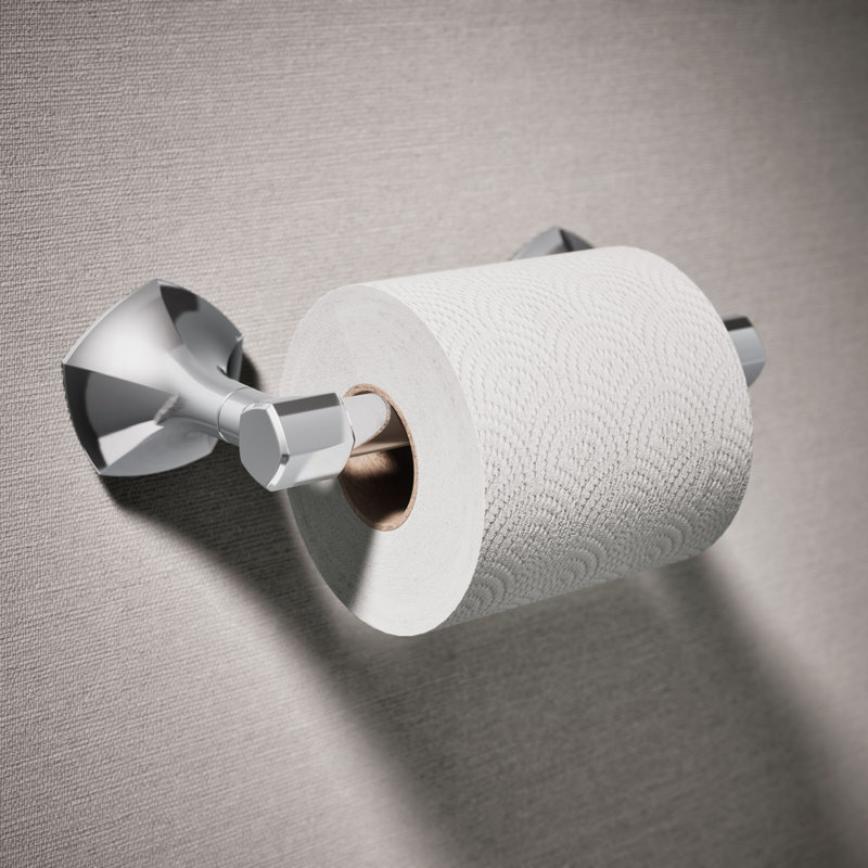 Occasion Pivoting Toilet Paper Holder, Polished Chrome