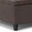 Harrison 30"W Upholstered Transitional Square Lift-Top Ottoman with Hidden Storage-596577268