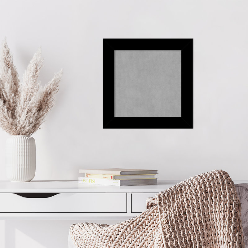 Tableau magnétique basique noir Basic, H 15 po x l 15 po