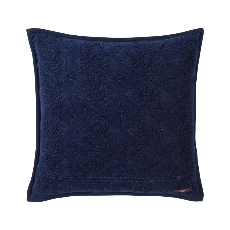 SYRACUSE Pillow Cover & Insert, Navy, Square 18"