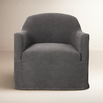 Lowell Slipcover Swivel Chair