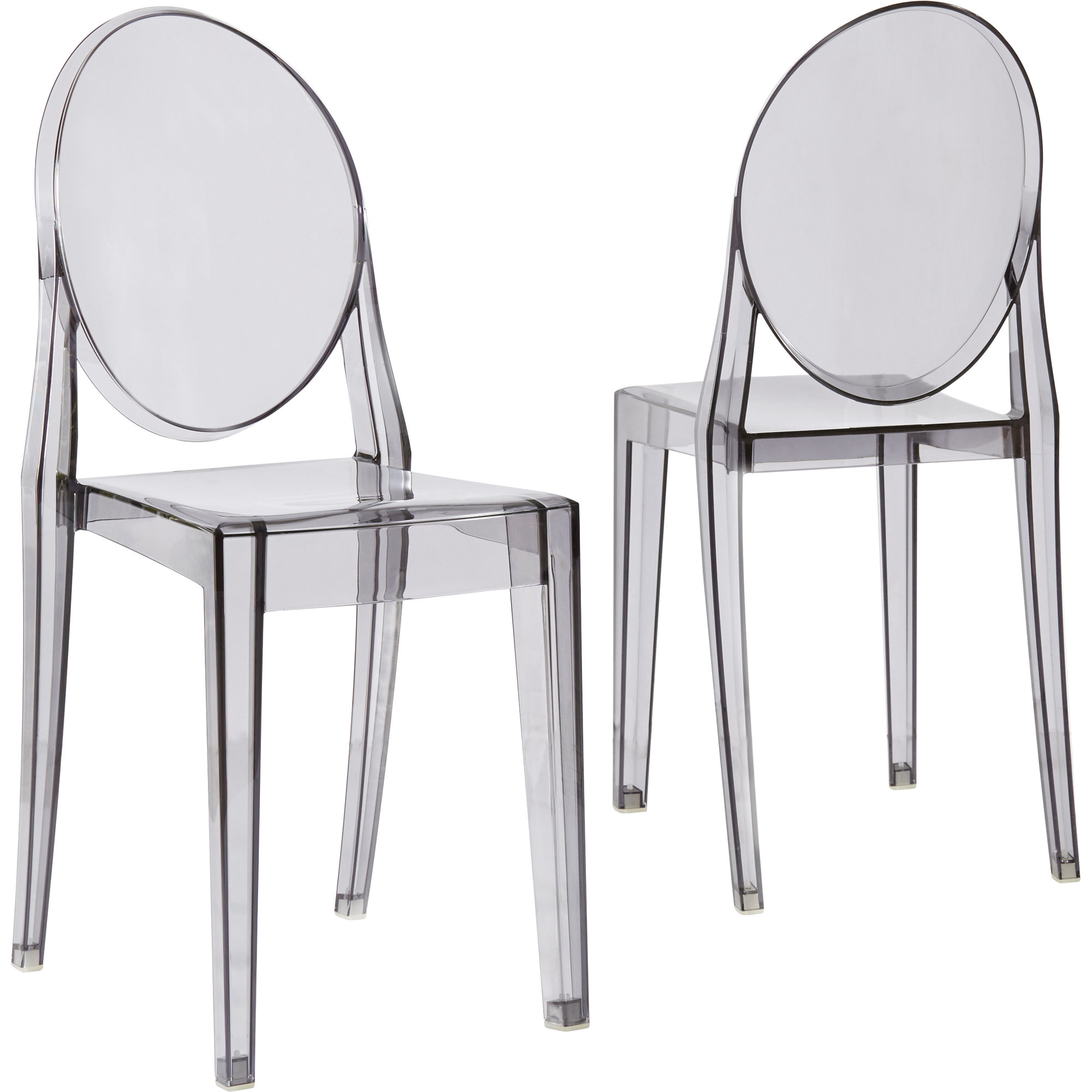 Victoria Ghost Chair, Smoke Gray