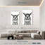 Brampt Happy Alpaca en noir et blanc-108587908