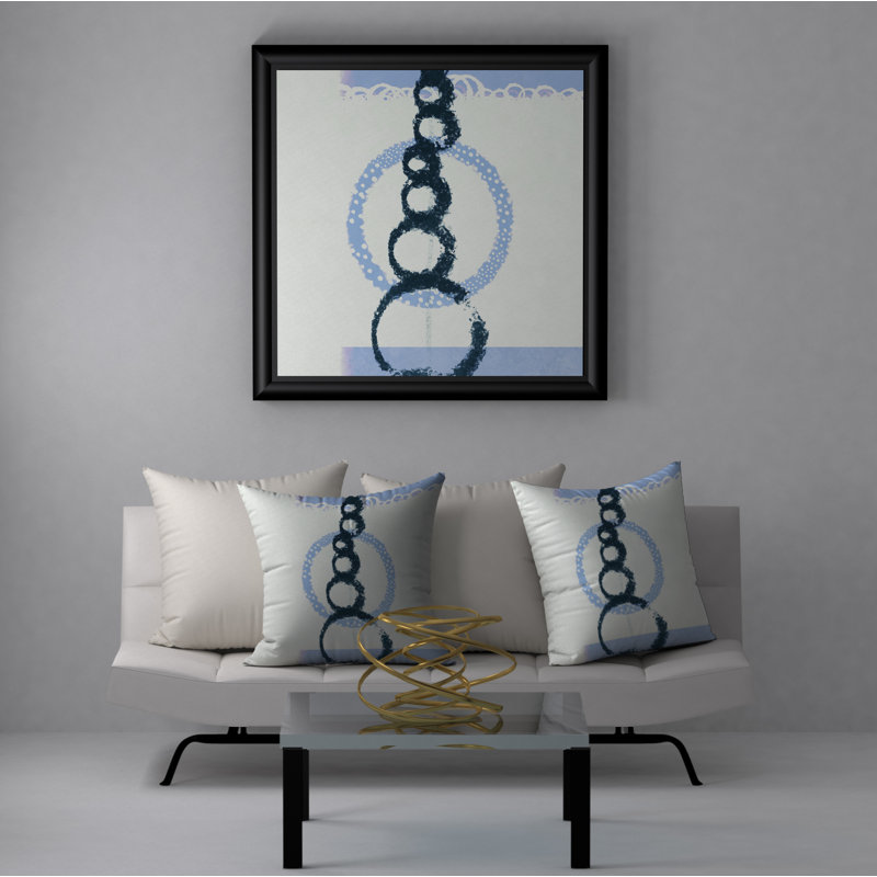 Reversible Throw Pillow, 18" x 18"