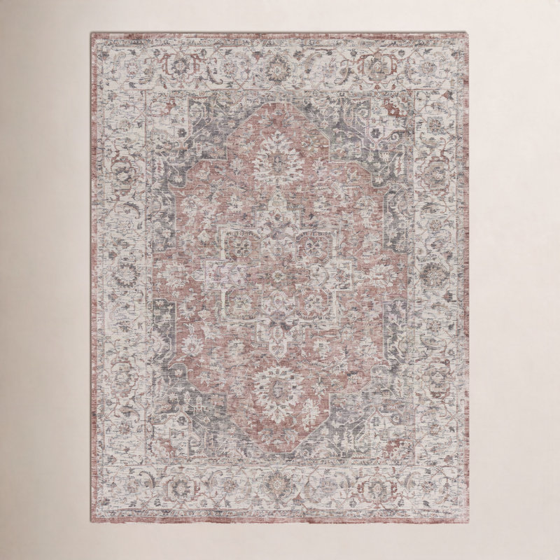 Idette Wool Oriental Indoor Rug, Rectangle 8' x 10'