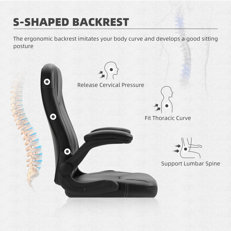 Jaylianie Task Chair, Black, Black