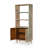 Audine Solid Wood Bookcase