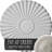 Endurathane Shakuras Ceiling Medallion, 19 3/4"OD x 1 3/8"P (For Canopies up to 5"), Hand-Painted Pot of Cream Crackle Finish-28579318