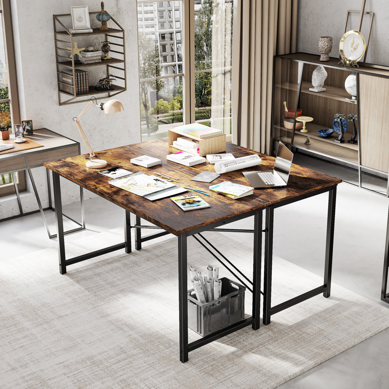 Bureau d'écriture 40 pouces, Brun, H 29,69 po x l 40 po x P 19,69 po