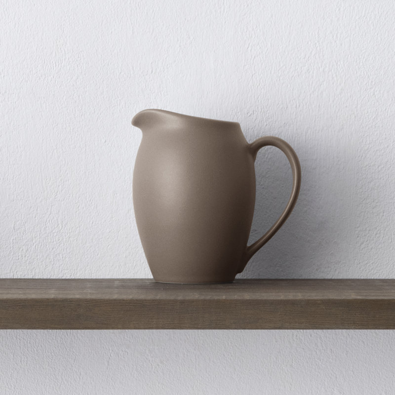 Ensemble sucrier et crémier Noritake Colorwave, Brun clair
