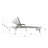 Outdoor Aluminum Chaise Lounge Set Of 2,  Adjustable Mesh Patio Lounger With Frame