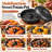 11 In Round Baking Pan with Cast Iron and Stainless Steel，roast pot,Dutch Oven with Domed Lid