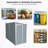 Storage shed with Floor, Two Windows and Lockable Doors-108295291