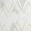 Enver Calacatta Polished And Brass Mosaic