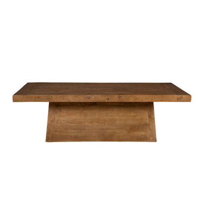 Table basse en pin Kemyia, naturel