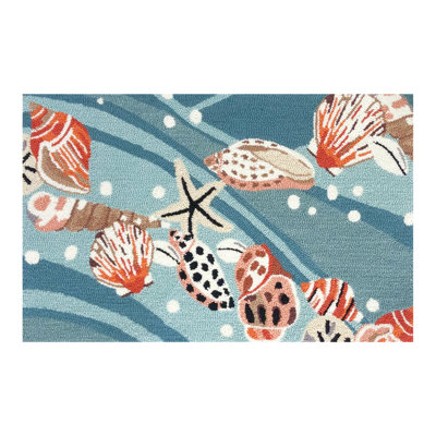 Sea Floor Aqua Size 30X48