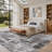 Modern Abstract Area Rug Non Slip Washable Rugs for Living Room Bedroom-Gray-74968590-83201915