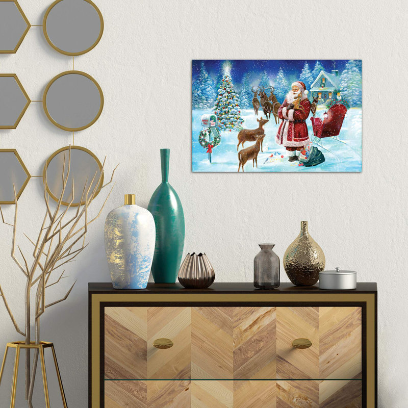 North Pole by Ruane Manning - Wrapped Canvas Print, 66.04 cm H x 45.72 cm W x 3.175 cm D