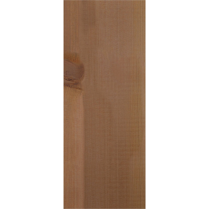 Corbeau Crestline avec contre-plaque, H 14 po x l 5,5 po x P 14 po, Lisse, Cèdre rouge