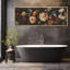 «Moody Peony Flowers Bouquet», impression sur toile encadrée surdimensionnée-111653013-111653014