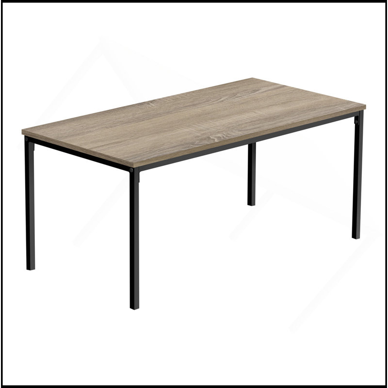 Table basse élégante et durable pour les salons modernes, Taupe, Noir