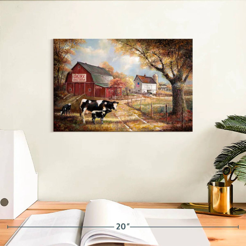 Souvenirs à la ferme, H 8 po x l 12 po
