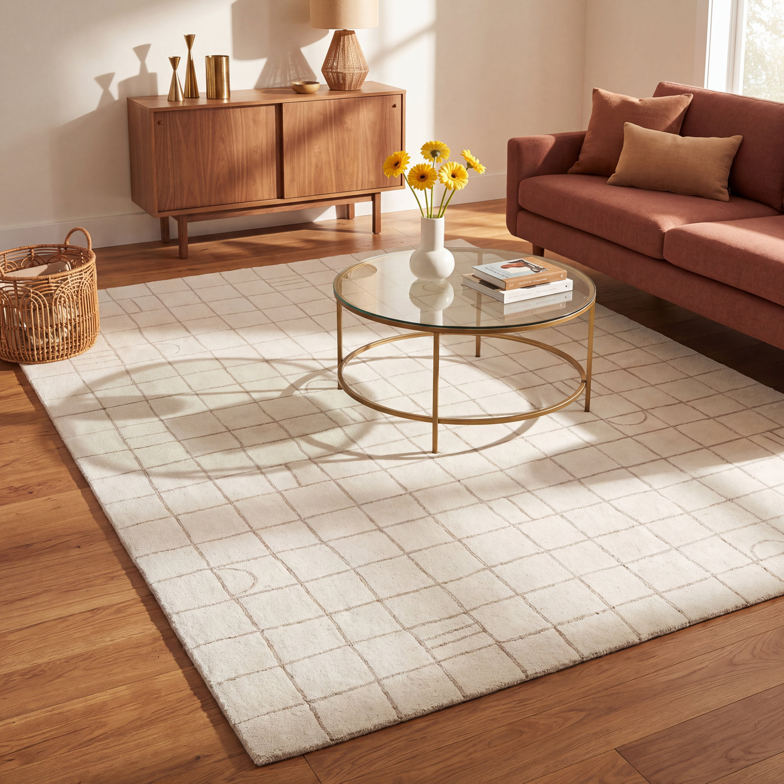 Lorette Hand-Tufted Area Rug, Rectangle 9' x 12'
