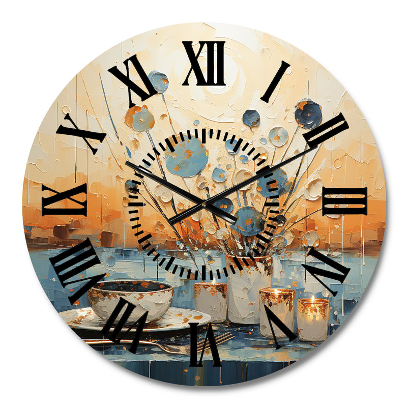 Horloge murale de cuisine Blue Blue, Médium