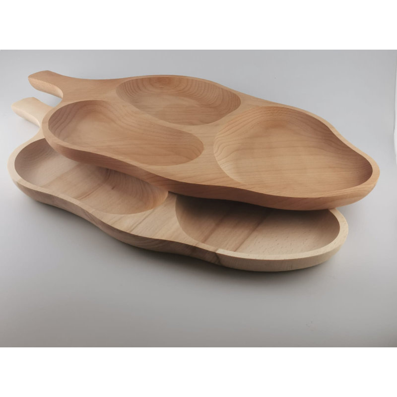 Alpen Home Dewsbury Wood Divided Serving Dish