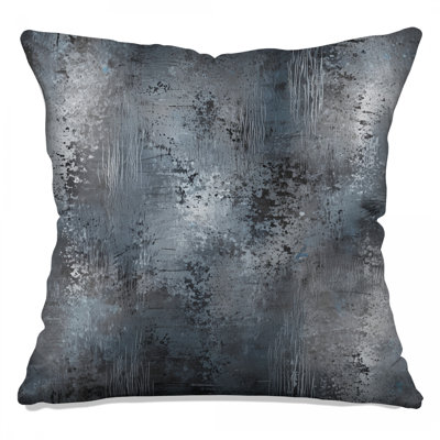 Textured Grunge Abstract Double Sided Throw Pillows