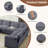 7-Piece Upholstered Corduroy Sectional-1228022338