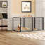 Grande cage pour chien chenil pour chien moyen avec parc, cage pour animal de compagnie, intérieur