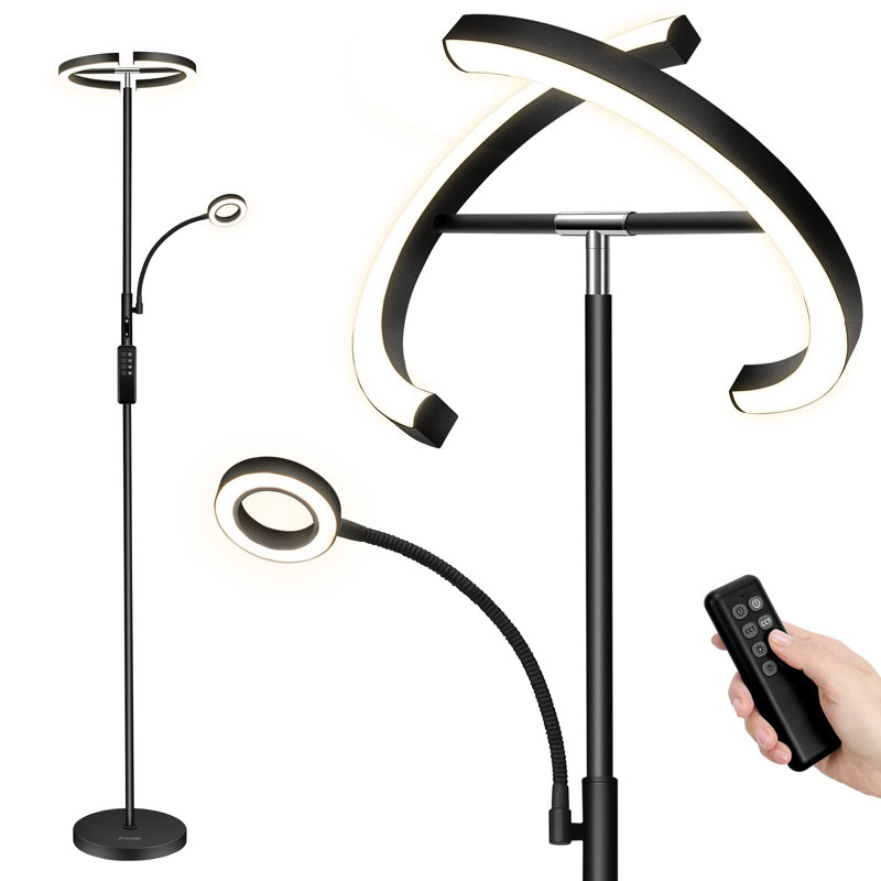 Blodget 175cm LED Novelty Floor Lamp, Black
