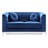 Pompano Mid Century Velvet Loveseat-257943032