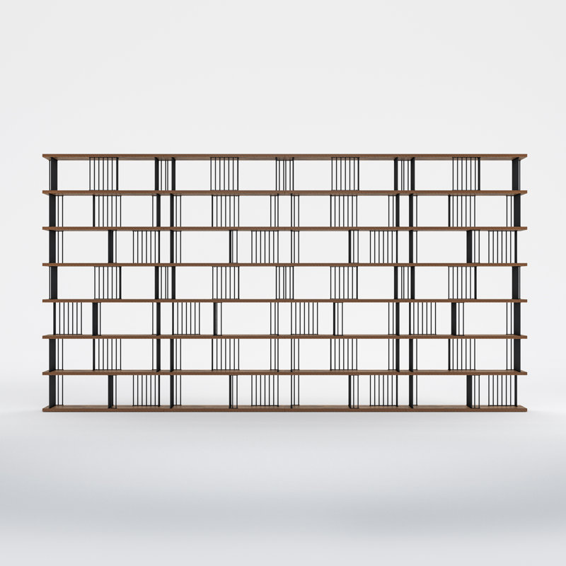 mylotus-home Lotus Antique Walnut Display Etagere Bookcase | Wayfair