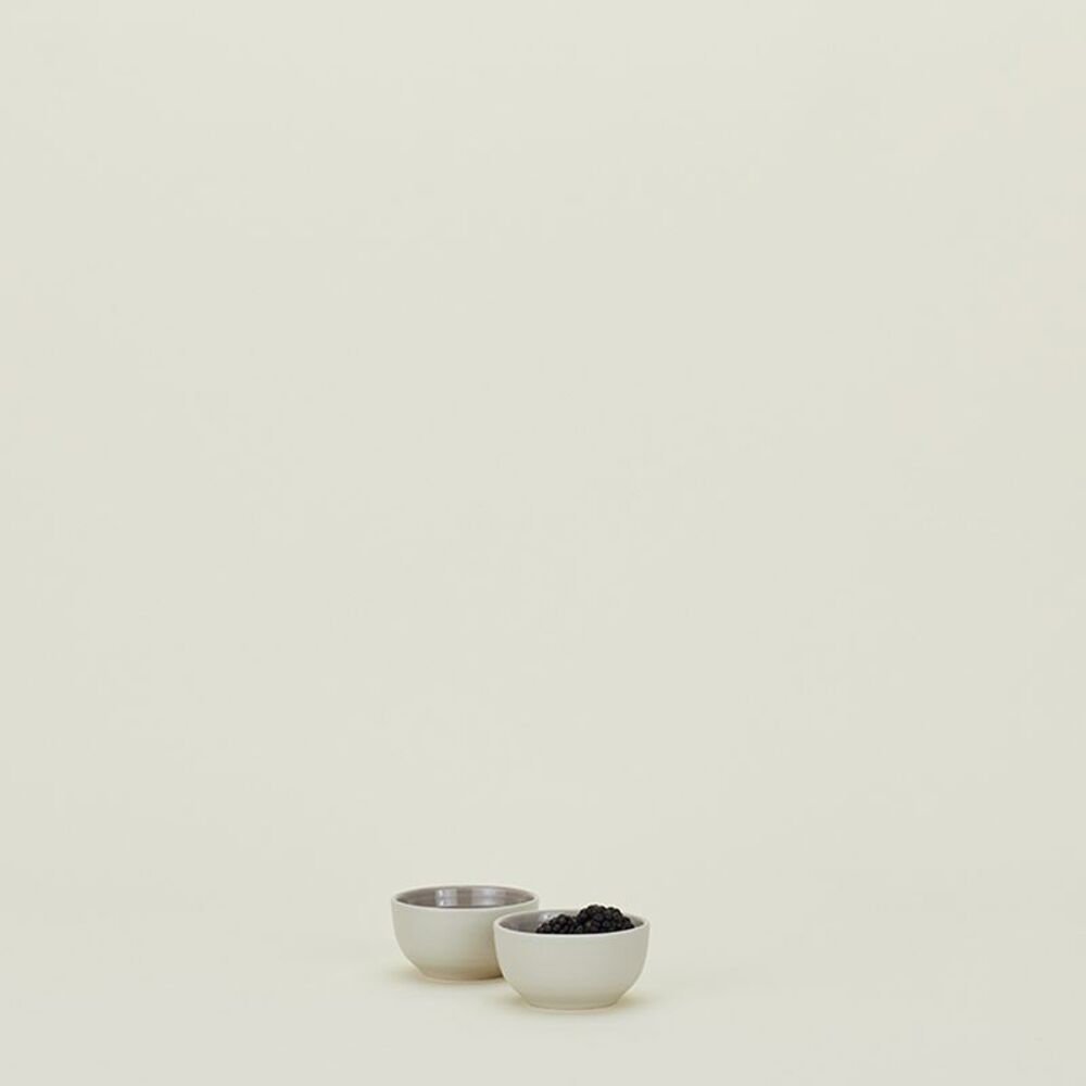 Frej Stoneware Dessert Bowl, Light Gray