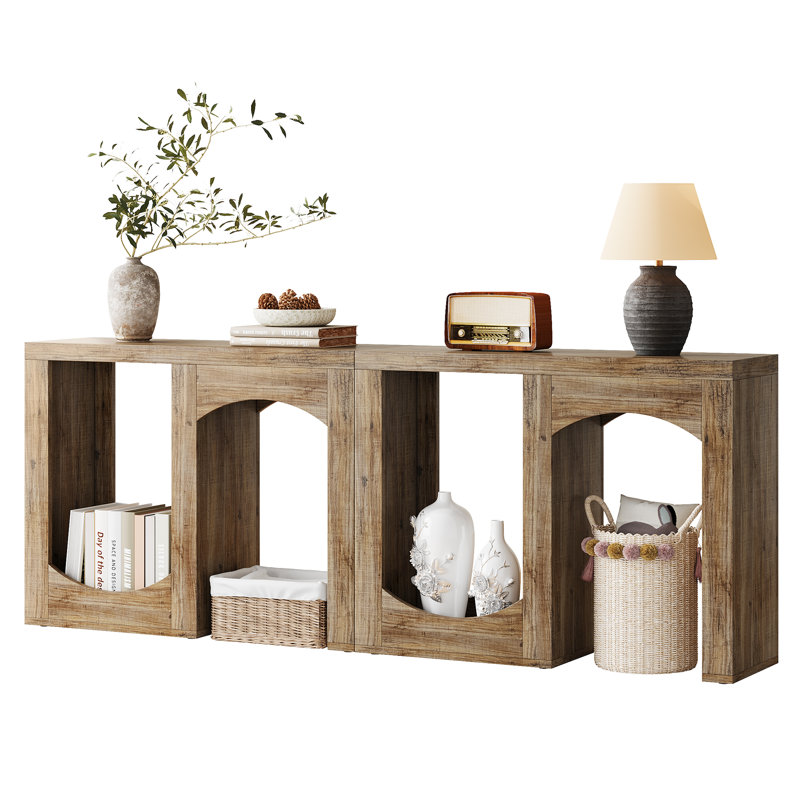 70.9" Rustic Entryway Console Table, Long Hallway Table