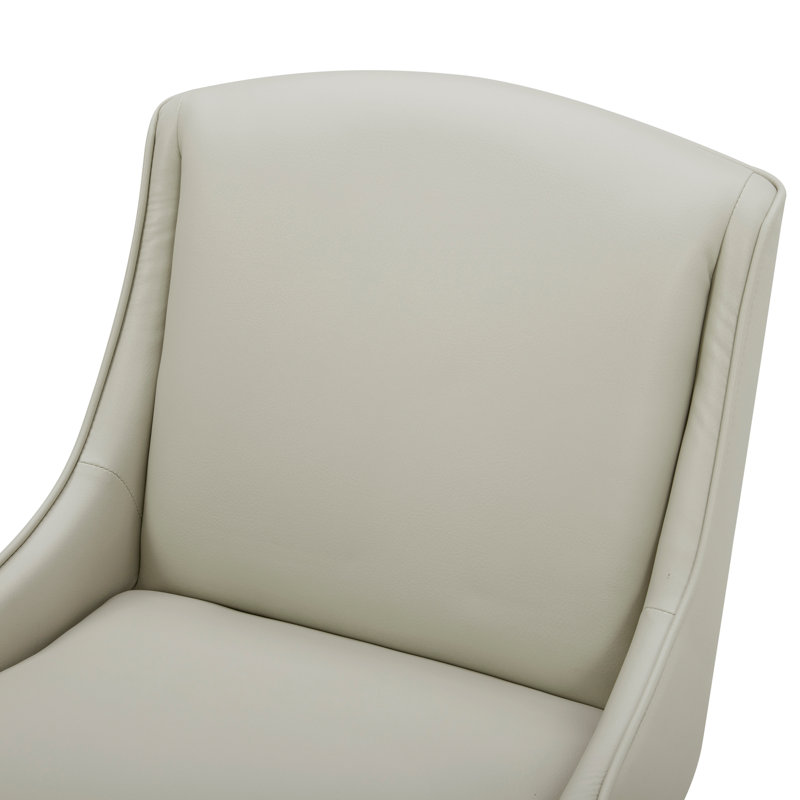 Tabouret de comptoir pivotant 26 po Annelotte, Gris crémeux