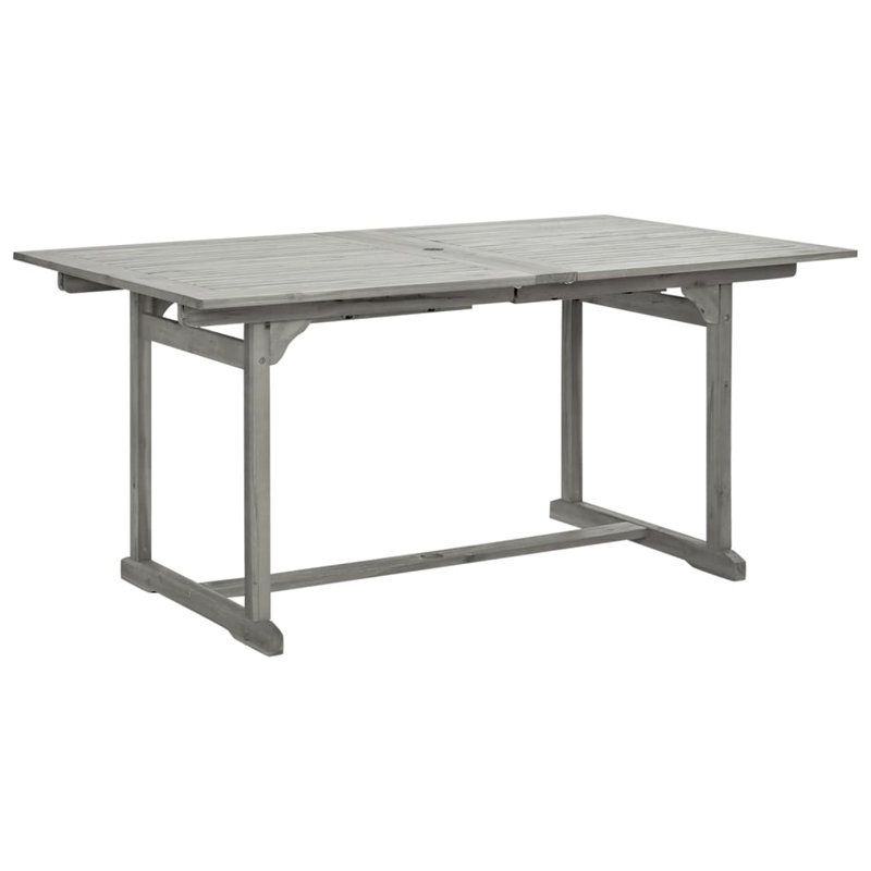 Lenworth Garden Dining Table Solid Acacia Wood, 75cm H x 200cm L x 100cm D